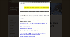 Desktop Screenshot of club-leonberg.fr