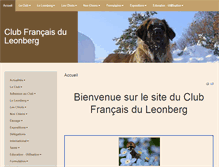 Tablet Screenshot of club-leonberg.fr